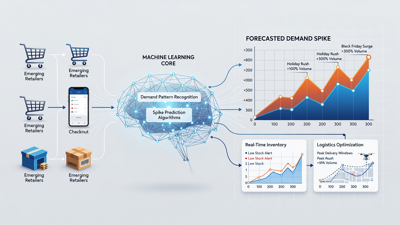 Machine learning models processing real-time retail data streams for demand forecasting